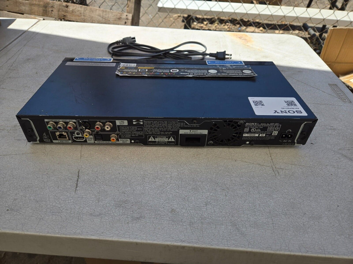 Sony BDP-BX1 Blu-Ray/DVD Player (Used)