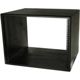 Grundorf SRB-0816B 8-Space Rack Shell Black Painted Birch Wood