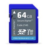 ProMaster SDXC Performance 2.0 Memory Card 64GB