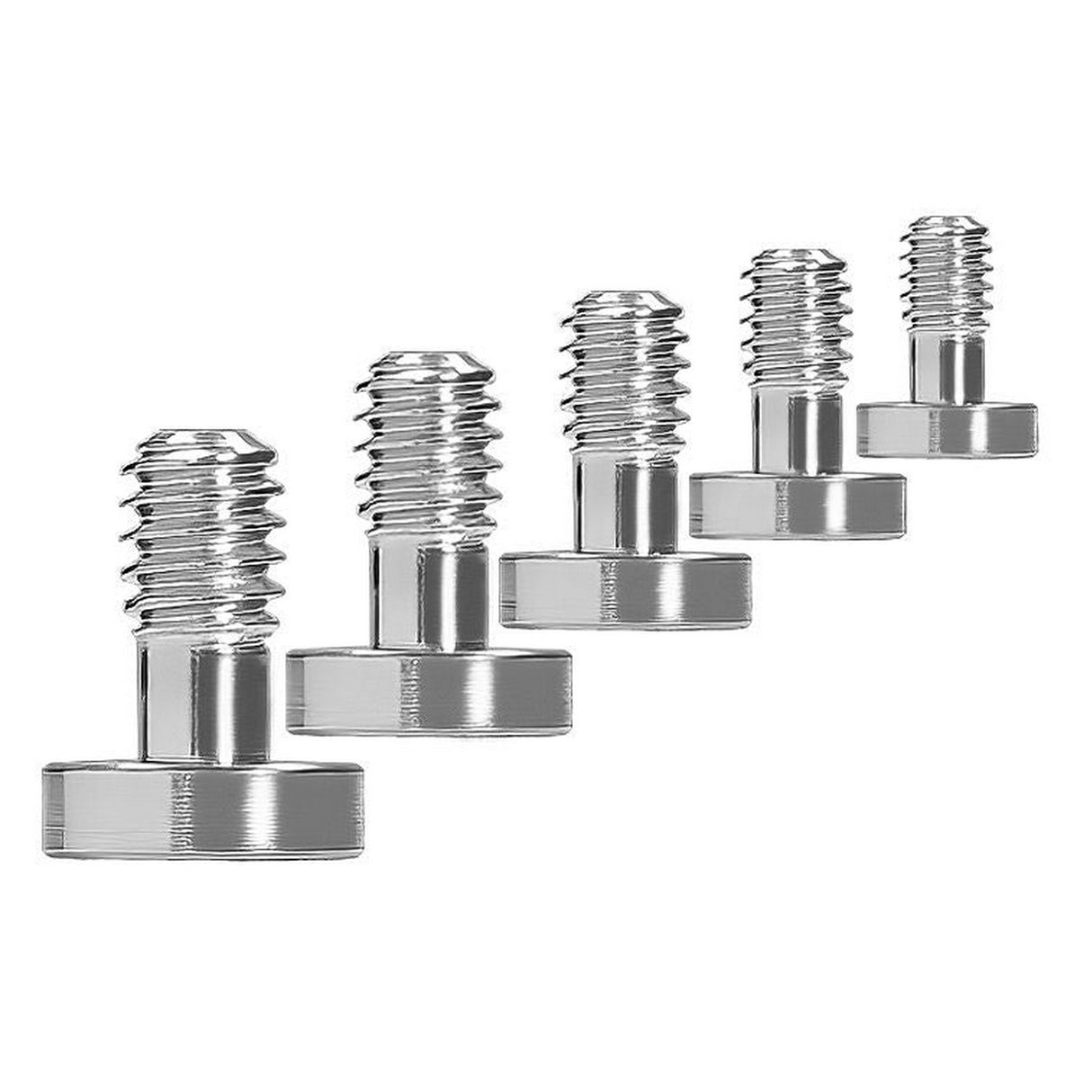 Kondor Blue Replacement Mini Lock Bolt Pack for Quick Release Plates - 1/4’’-20 Long / 5 Pack