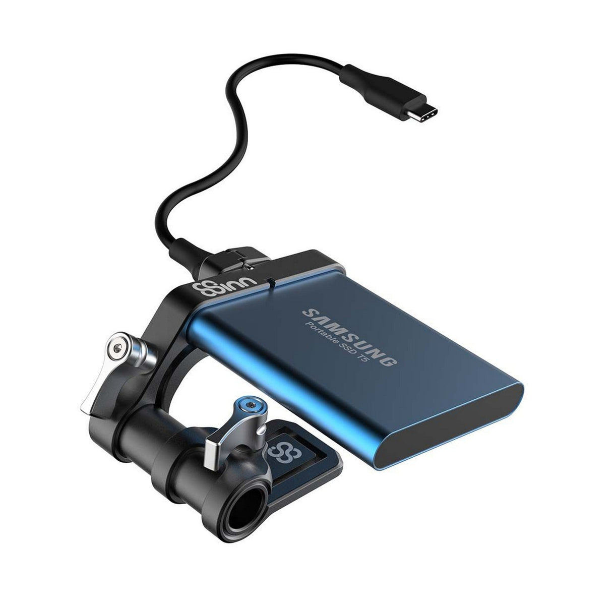 8Sinn 8-SSDH ST5 CS SSD Holder for Samsung T5 on Cold Shoe Mount