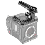 8Sinn 8-TPR-V-R + 8-THBRAVEN Top Plate for RED V-Raptor with Black Raven Top Handle