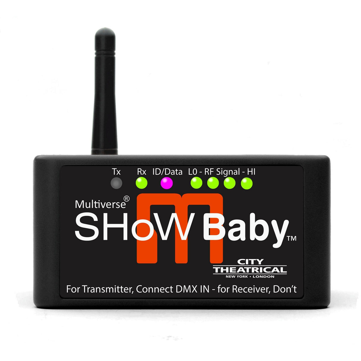 City Theatrical 5900 Multiverse SHoW Baby Wireless DMX Transceiver