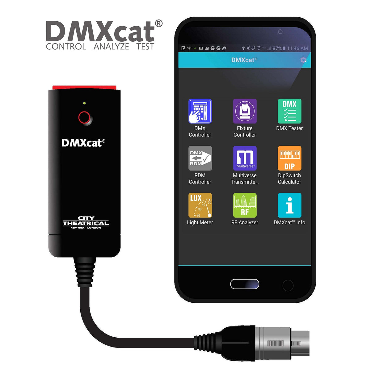 City Theatrical 6000 DMXcat Multi Function Test Tool