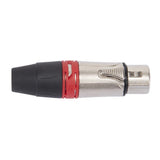 DieHard DHFX3PNK ONEHERO Female 3-Pole XLR Cable Mount Connector Nickel