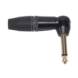 DieHard DHJ63MABK ONEHERO 1/4-Inch Mono Angled Jack Plug Black