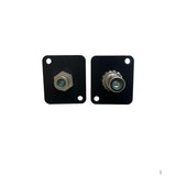 Ace Backstage Co. C-25141 CONNECTRIX Female RCA Phono Feed Thru Green
