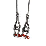 Adaptive Technologies SC-188-48-SS Safety Cable Kit Stainless Steel 48 Inch