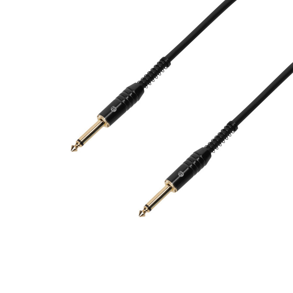 Adam Hall 3 STAR IPP 0600 6.3mm Jack TS Instrument Cable, Black, 6-Meters