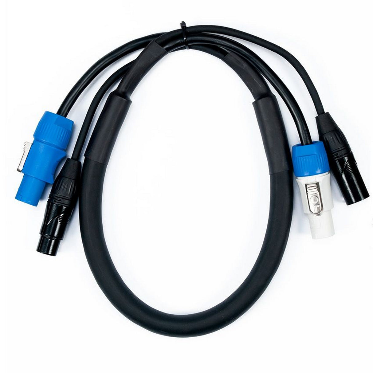 Accu Cable AC3PPCON3 3-Pin XLR DMX Locking Power Link Cable, 3-Feet