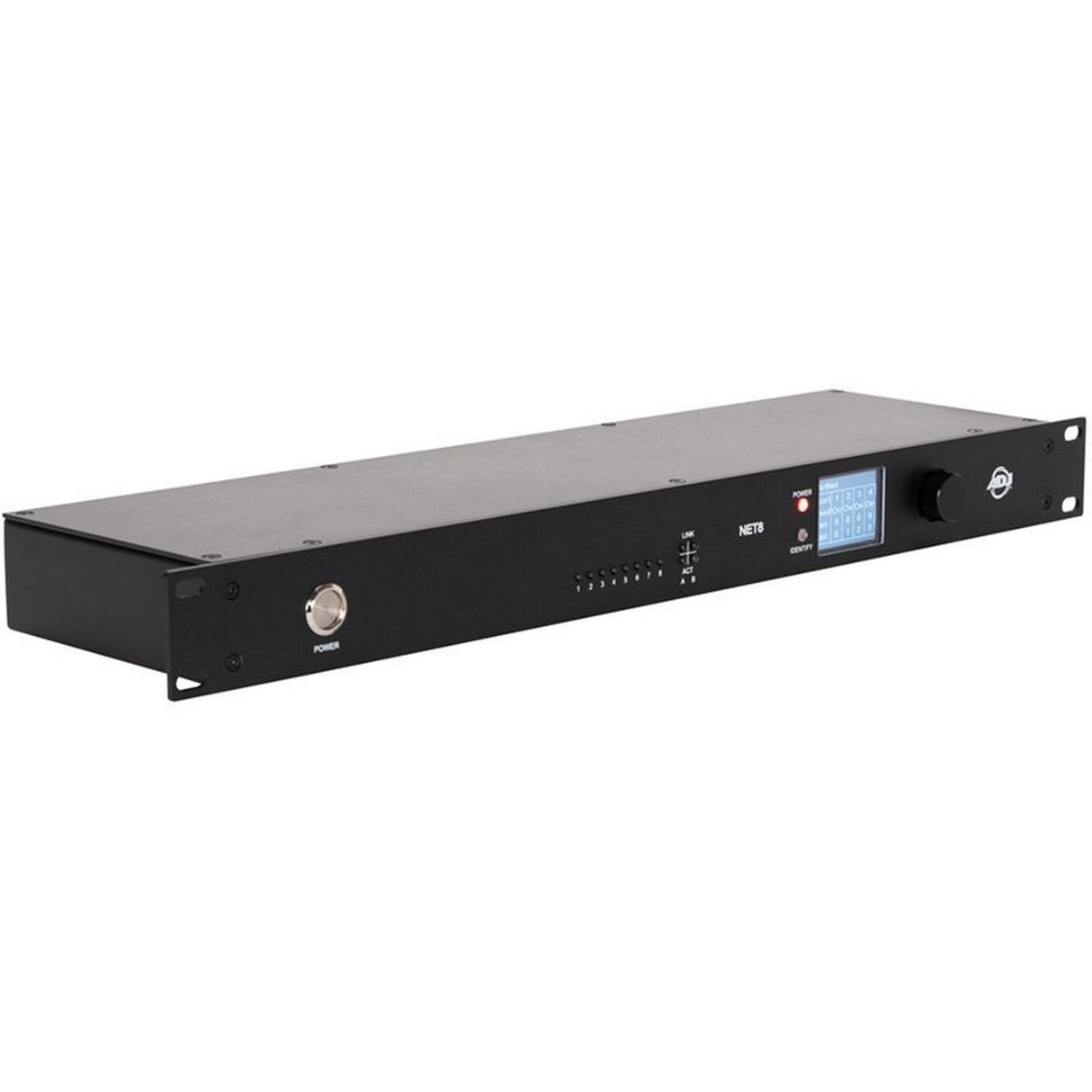 ADJ NET 8, 4-port DMX over Ethernet Node with Wired Digital Communication Network