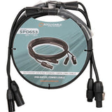 ADJ Accu-Cable SPD Series IP65 5-Pin DMX & Power Combo Cable