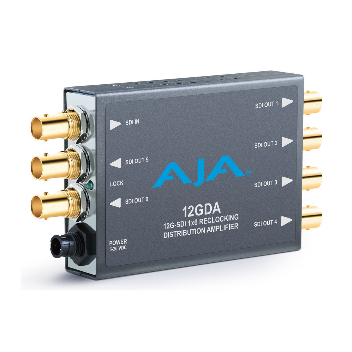 AJA 12GDA 12G-SDI 1 x 6 Video Distribution Amplifier