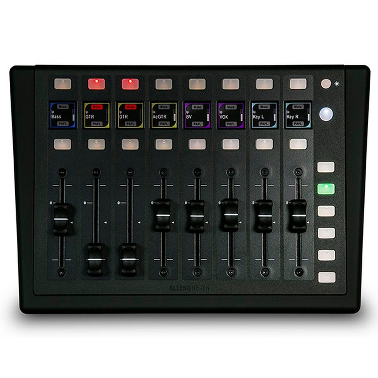 Allen & Heath AH-IP-8 OLED 8 Knob Remote Controller