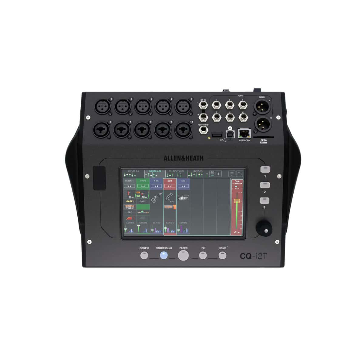 Allen & Heath CQ-12T Ultra-Compact 12-In/8-Out Digital Mixer