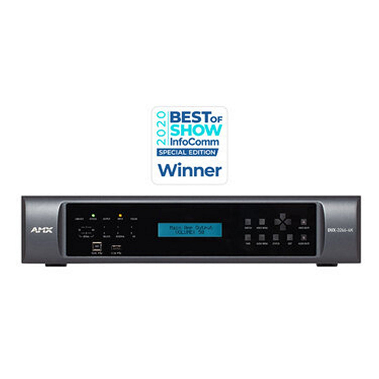 AMX DVX-3266-4K 8x4 + 2 4K60 4:4:4 All-In-One Presentation Switcher