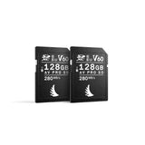 Angelbird AV PRO SD V60 MK2 Memory Card for Canon, 128GB 2 Matched Pack