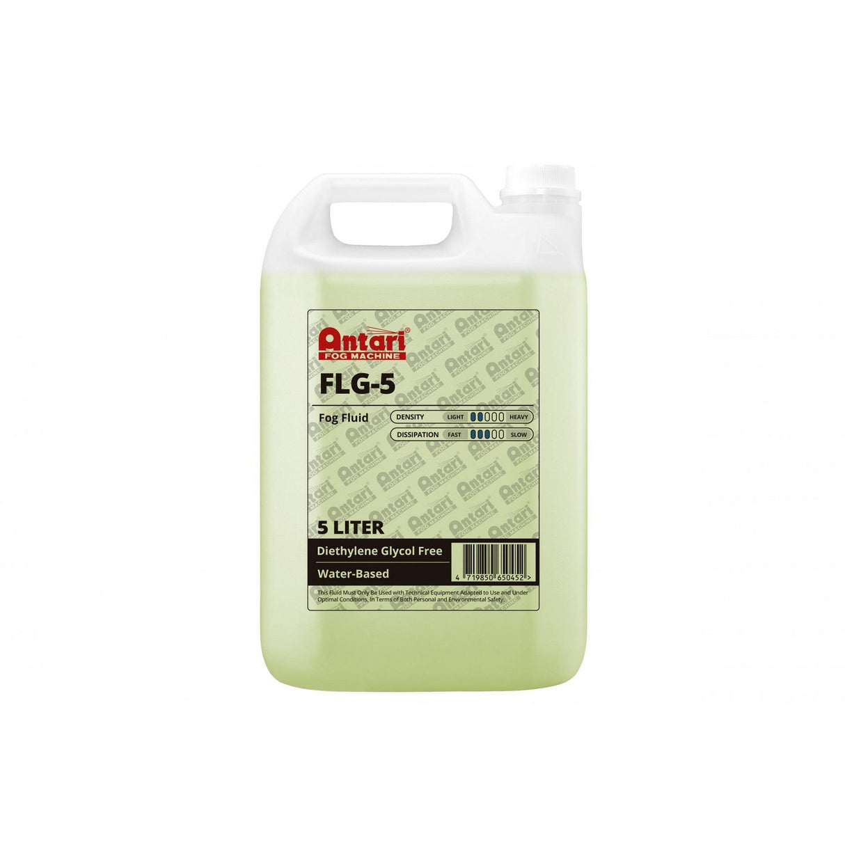 Antari FLG-5E Water Based Fog/Haze Fluid, 5 Liter
