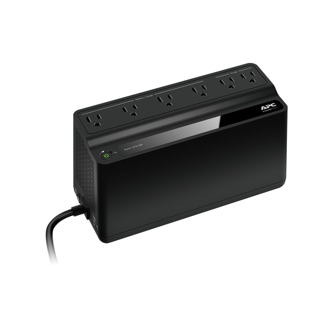 APC BE425M Battery Backup and Surge Protector, 6-Outlets, 425VA, 120V
