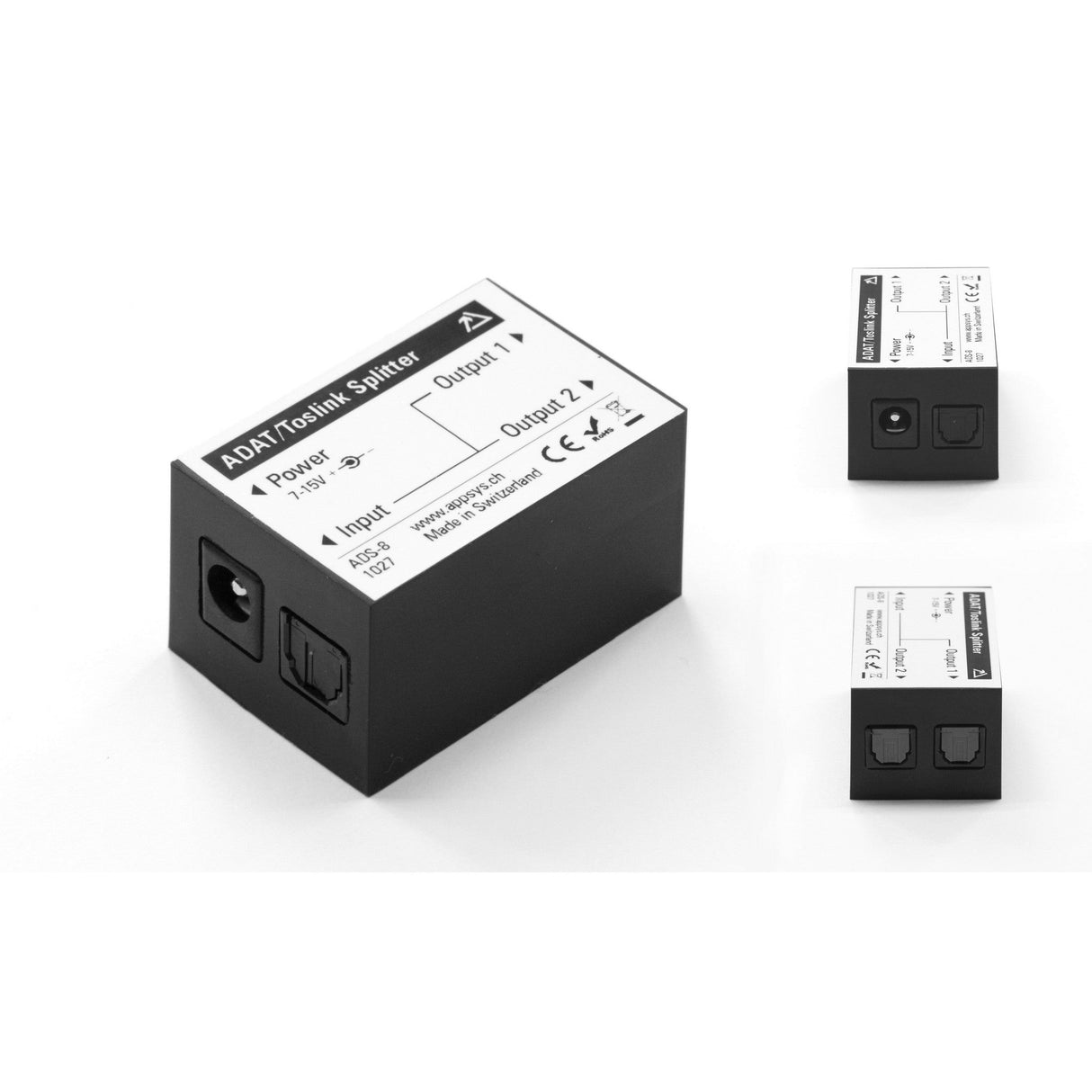 Appsys ADS-8 Active ADAT/Toslink-Splitter and Repeater