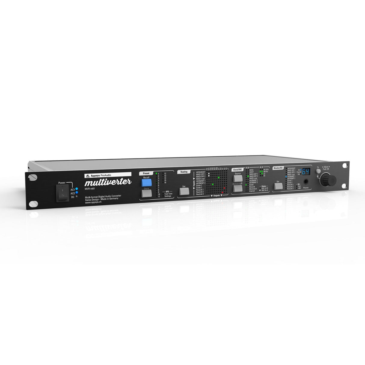 Appsys Multiverter MVR-64 mkII 64 x 64 Channel Digital Multi-Format Converter