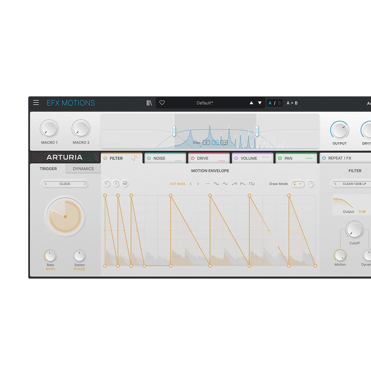 Arturia EfX Motions Movement-Based Effect Plug-In