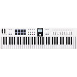 Arturia KeyLab Essential 61 mk3 61-Note MIDI Keyboard Controller, White (Used)