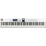 Arturia KeyLab Essential 88 mk3 88-Key MIDI Controller USB Keyboard, White (Used)