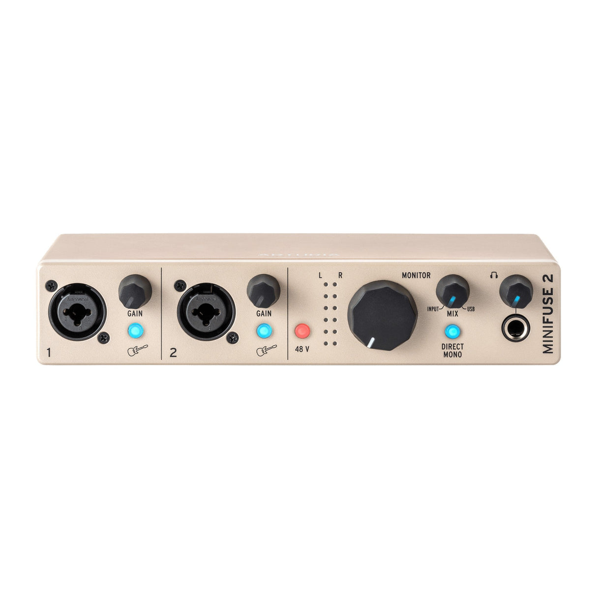 Arturia MiniFuse 2 USB-C Audio Interface, Champagne
