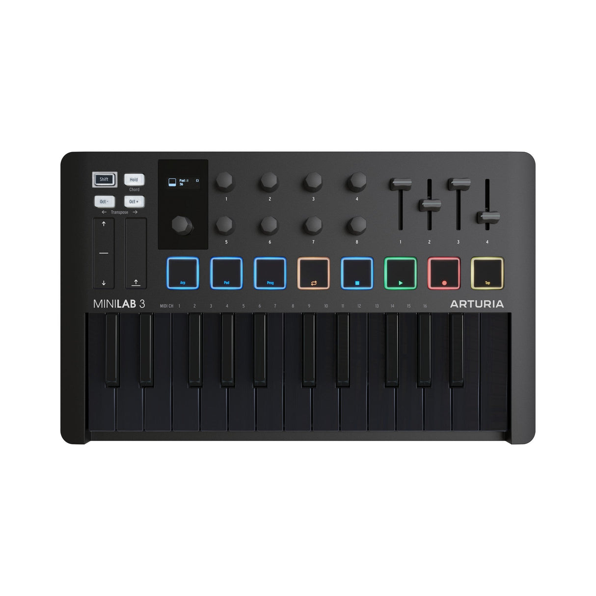 Arturia MiniLab 3 25-Key USB-C MIDI Controller