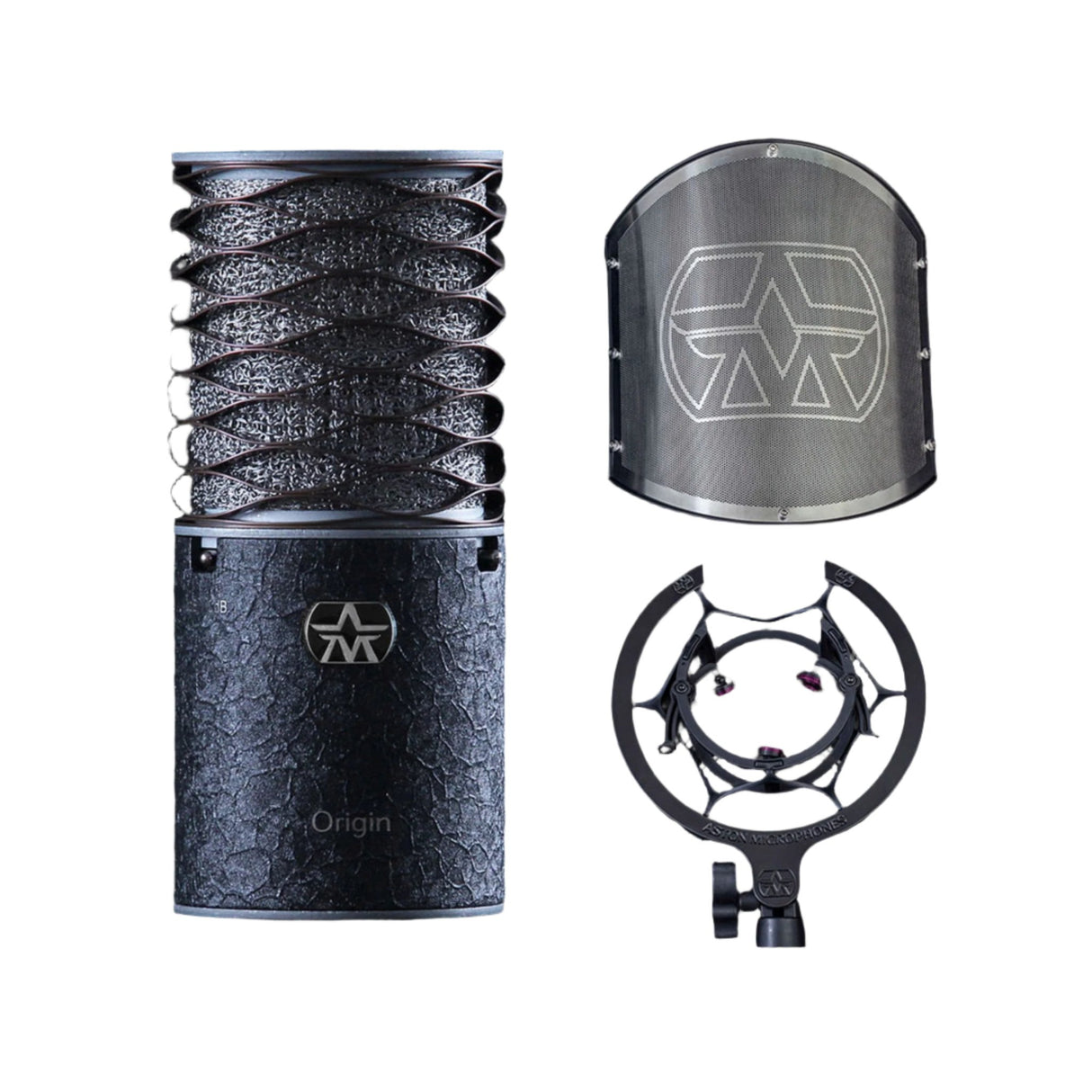 Aston Microphones Origin Bundle with Cardioid Origin Microphone and Swiftshield Setup