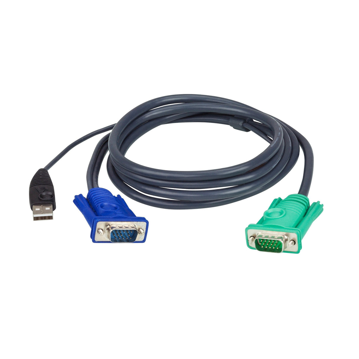 ATEN 2L-5202U 1.8 Meter USB KVM Cable with 3 in 1 SPHD