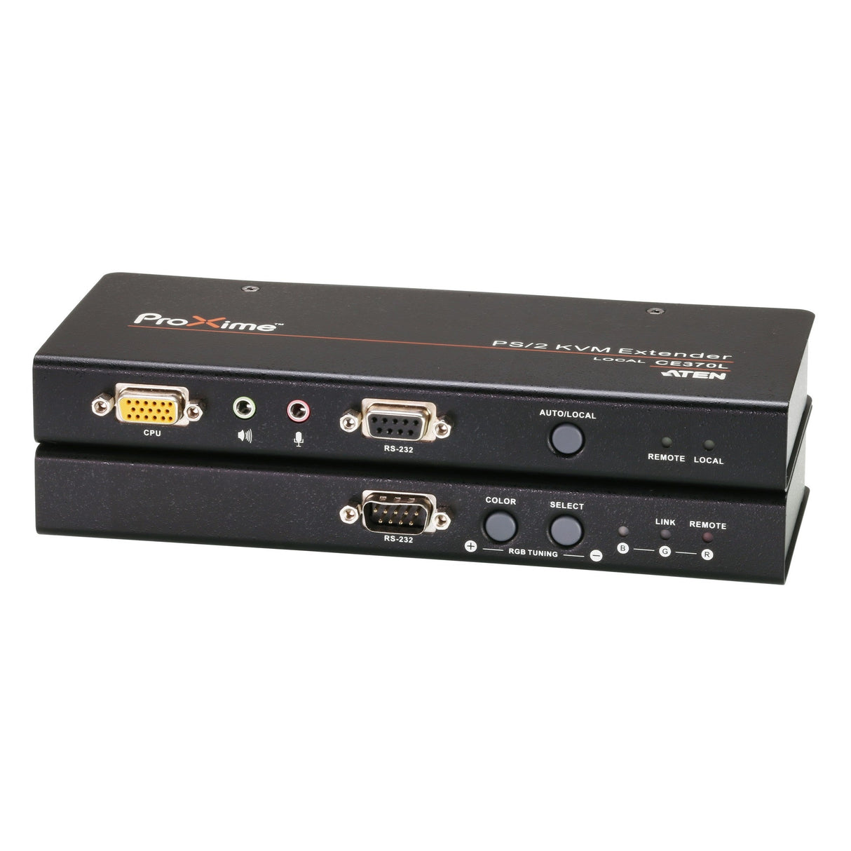 ATEN CE370 PS/2 VGA/Audio Cat 5 KVM Extender with Deskew