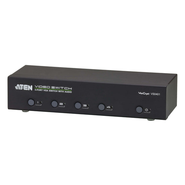 ATEN VS0401 4 Port VGA Switch with Audio