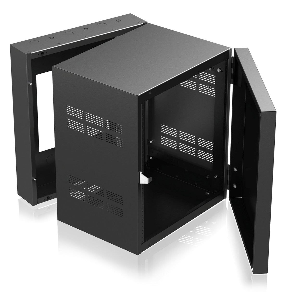 AtlasIED 312‑15 19-Inch Stand‑Alone Wall Rack Cabinet, 12RU