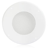 AtlasIED 61‑12W Decorative Steel Baffle for 12-Inch Loudspeakers, White