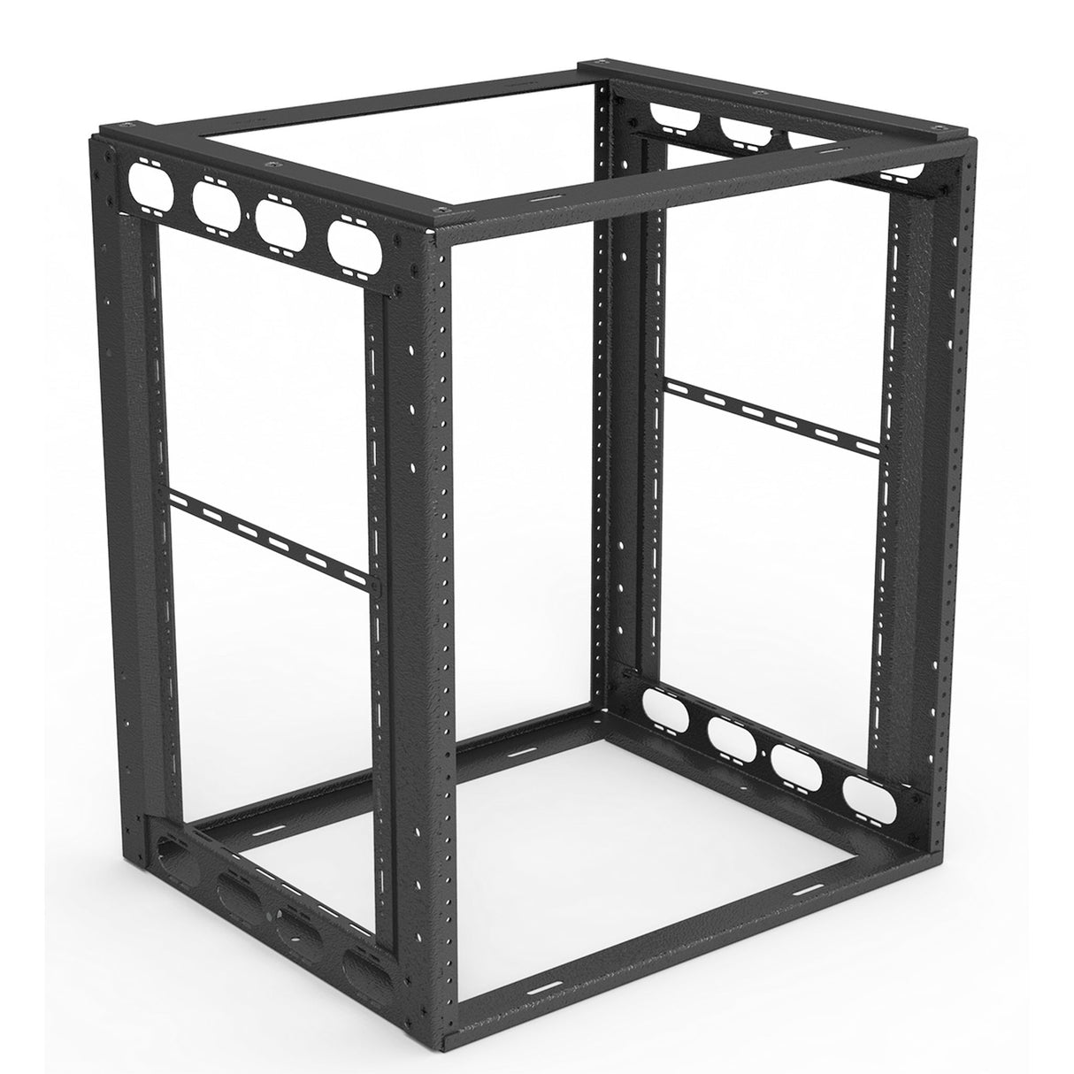 AtlasIED AFR12‑16 Furniture Rack with 16-Inch Depth Concealed Cabinet Mounting, 12RU
