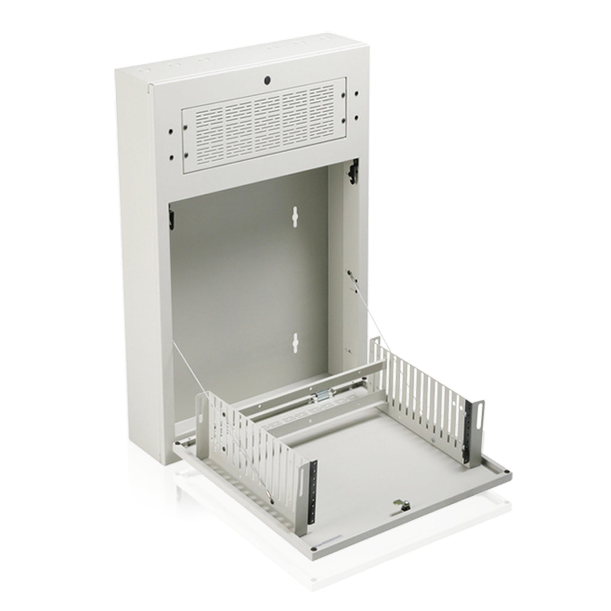 AtlasIED AWR2W-HR Tilt Out Half-Rack Wall Cabinet, 2RU