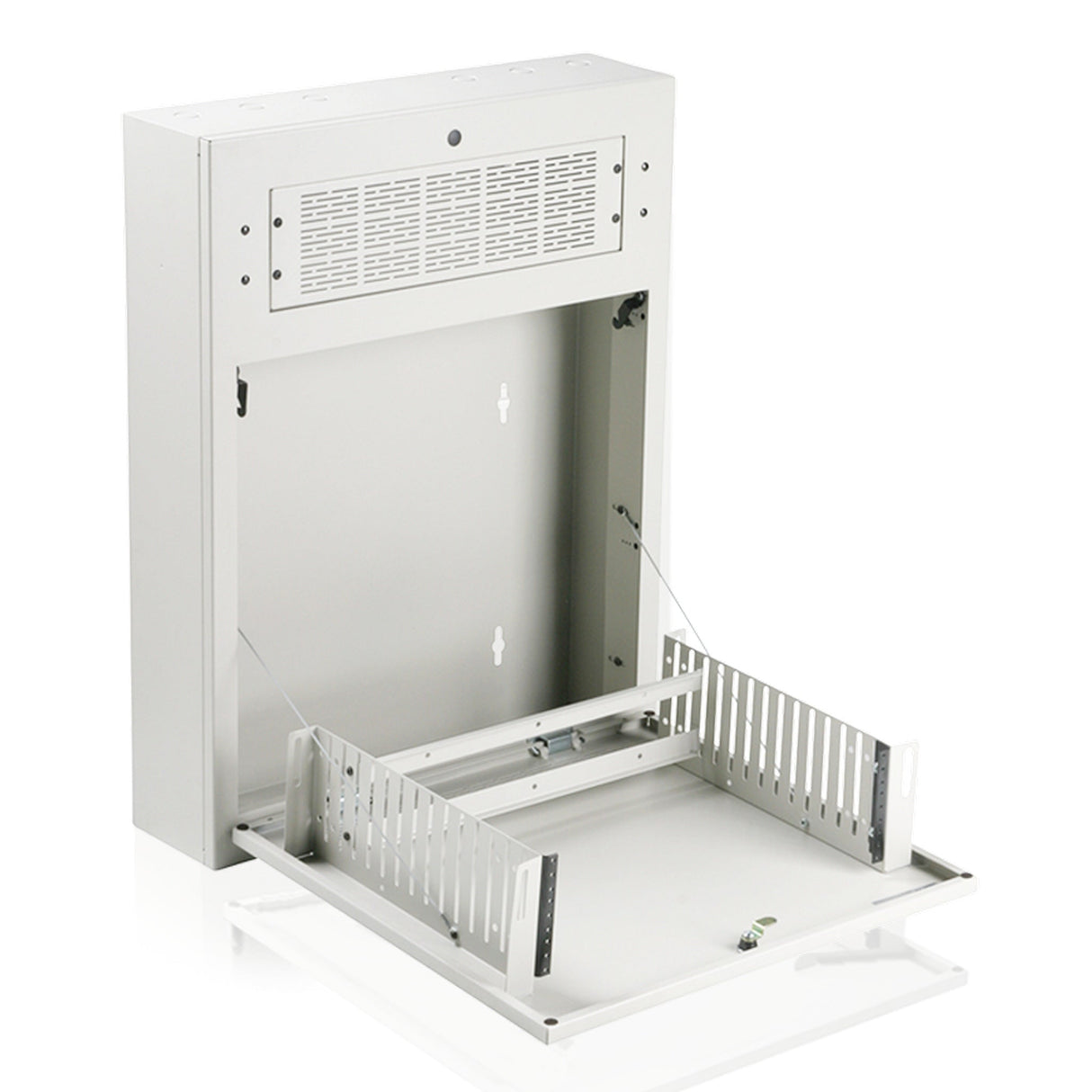 AtlasIED AWR3W‑HR Tilt Out Half-Rack Wall Cabinet, 3RU