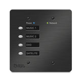 AtlasIED BBWP-S4B BlueBridge 4-Button Audio Controller, Black