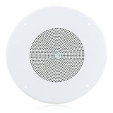 AtlasIED DD87W-HC 8-Inch In-Ceiling Coaxial Speaker with 70.7V 8W Transformer, Baffle, and Hyfidrophobic Treatment Coating