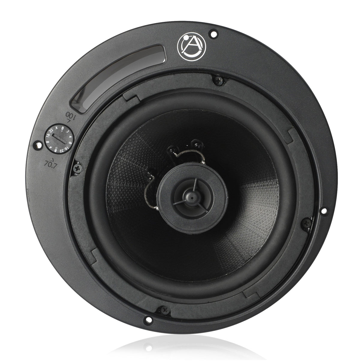 AtlasIED FA62T-8MB 6-Inch In-Ceiling Coaxial Speaker Motorboard Assembly with 32W 70.7V/100V Transformer