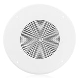 AtlasIED HD25W 8-Inch In-Ceiling Speaker with 5W 25V Transformer and 62-8 Baffle