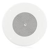 AtlasIED HD70W 8-Inch In-Ceiling Speaker with 5W 70V Transformer and 62-8 Baffle