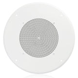 AtlasIED HD72W Series 8-Inch In-Ceiling Speaker with 25V/70V Transformer, Buy America Compliant Option Available