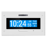 AtlasIED IP-DMF Wall‑Mount LCD Endpoint with Microphone and LED Flasher