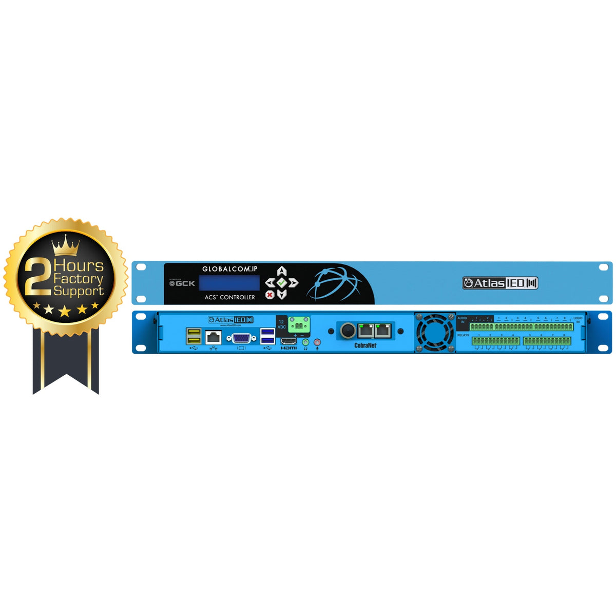 AtlasIED IP116-CS Announcement Control System with 16 CobraNet Simulta ...