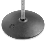 AtlasIED MS‑20_B Replacement Base Assembly for MS‑20/MS‑20E Microphone Stands, Ebony