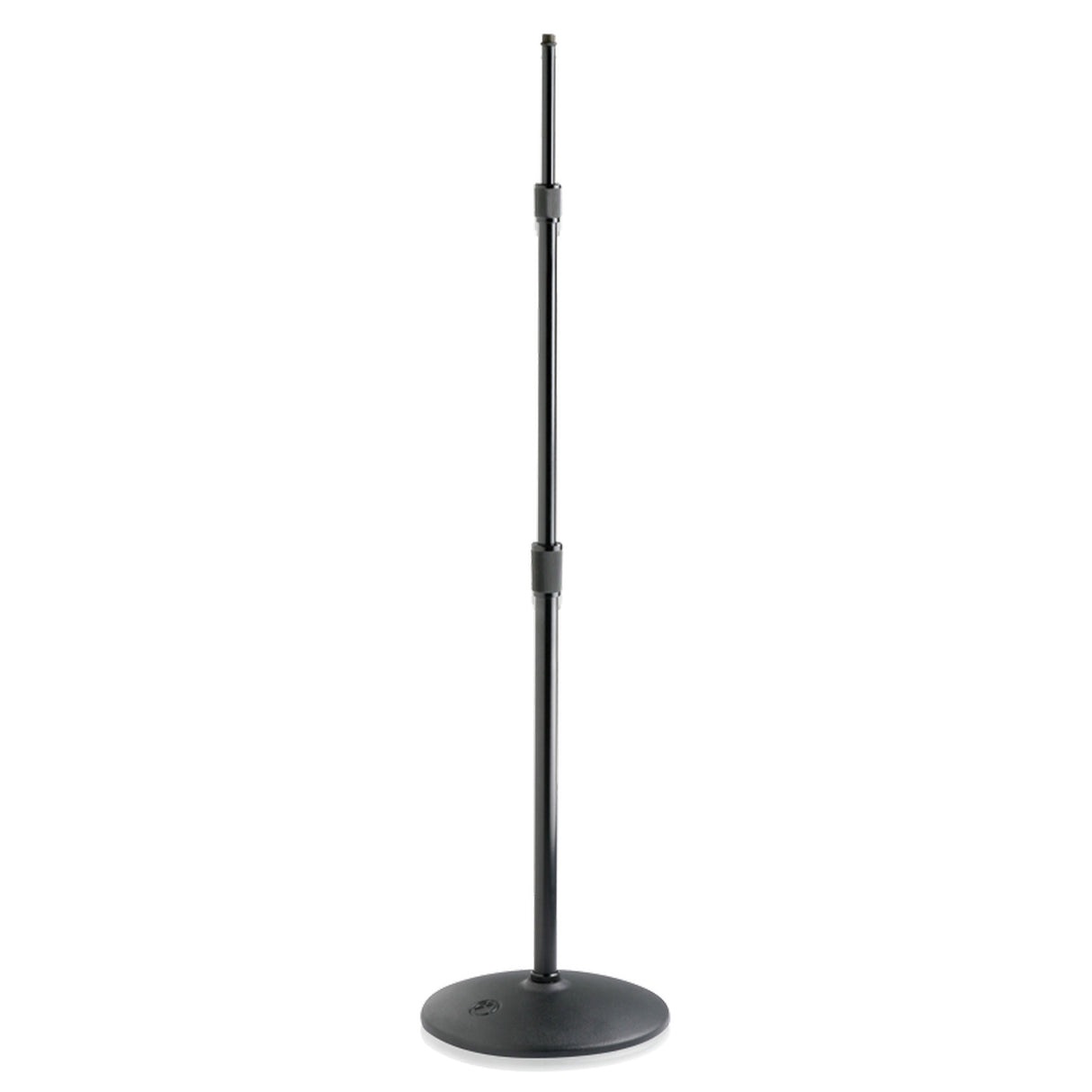 AtlasIED MS43E Fully Adjustable 3‑Section Microphone Stand with Air Suspension, Ebony