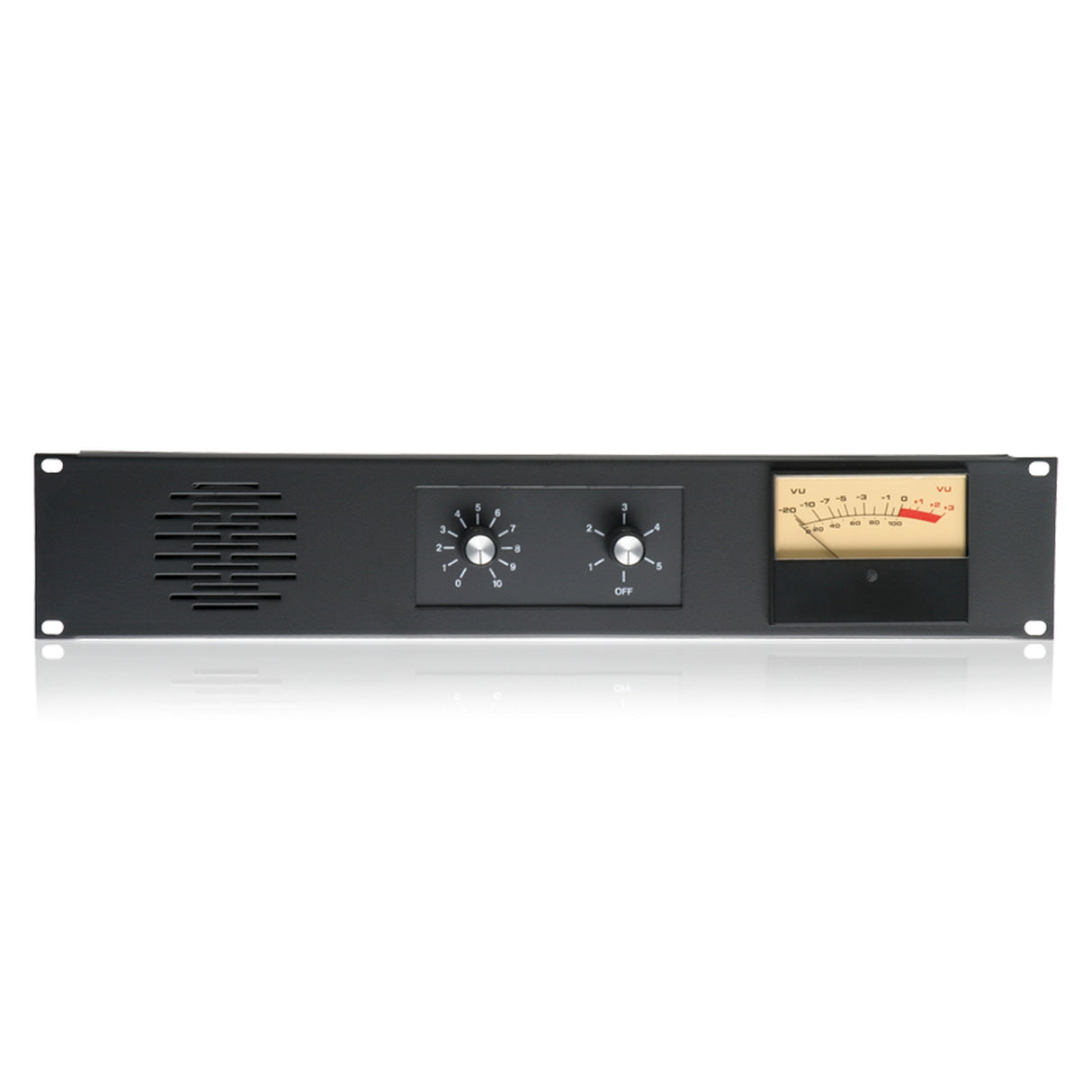 AtlasIED MVX‑193 19-Inch Rack‑Mount Monitor Panel with 3-Inch Speaker and VU Meter